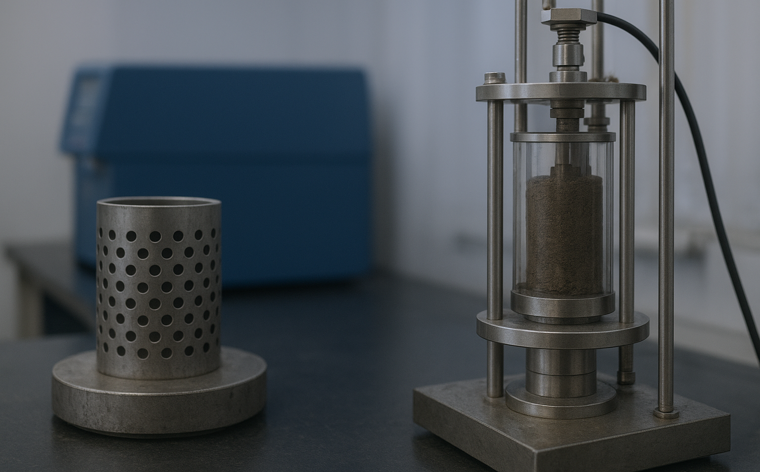 Picture of Instu test conducted - Musanze Geotechnical Lab