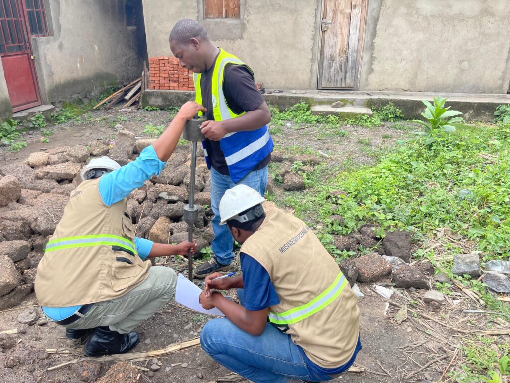 Picture of Instu test conducted - Musanze Geotechnical Lab